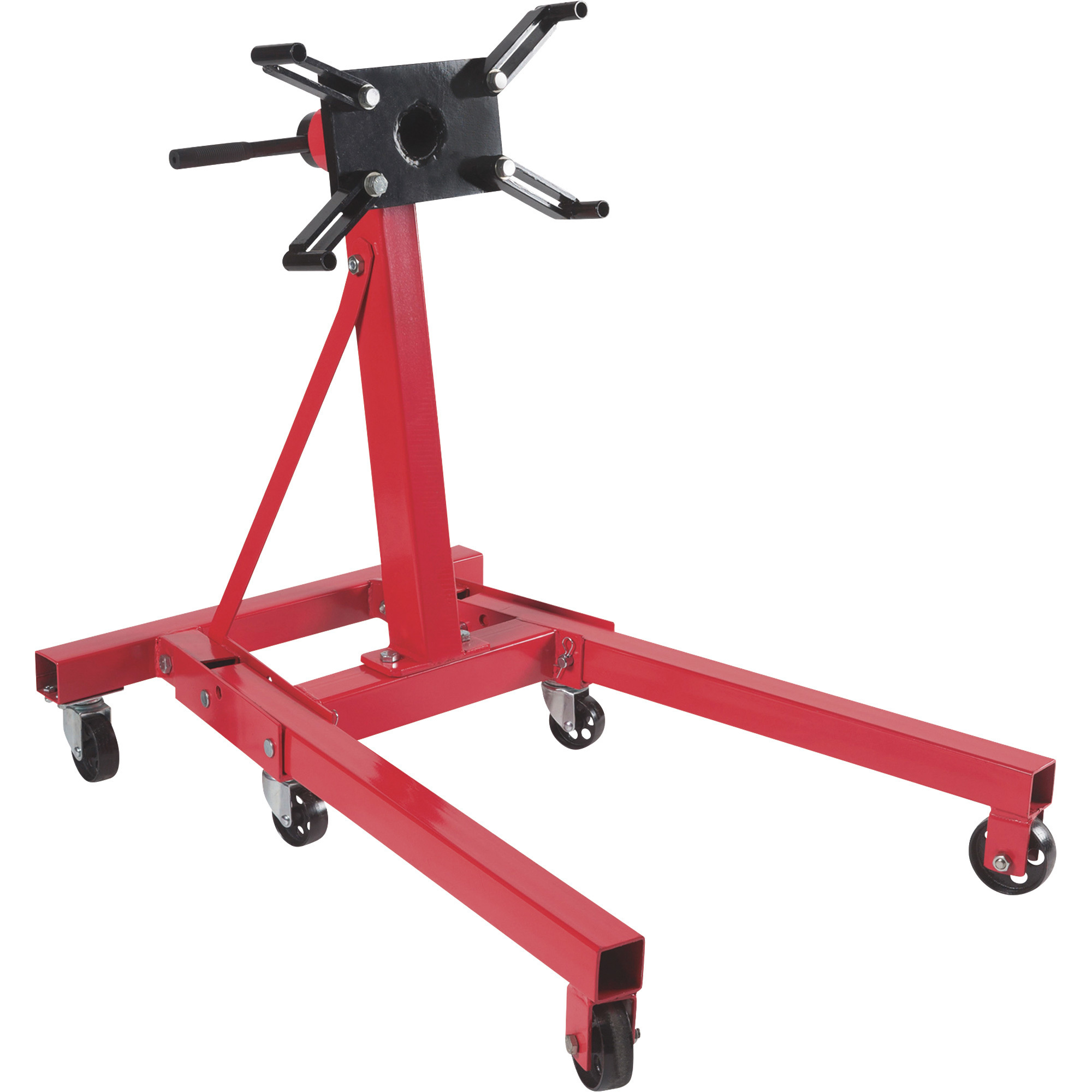 Sunex Tools Engine Stand — 1-Ton Capacity, 1in. Reinforced Rotating Plate, 8 Locking Angles, Model# 8400